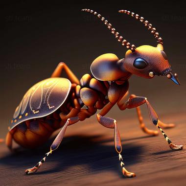 3D модель Pheidole arlequina (STL)